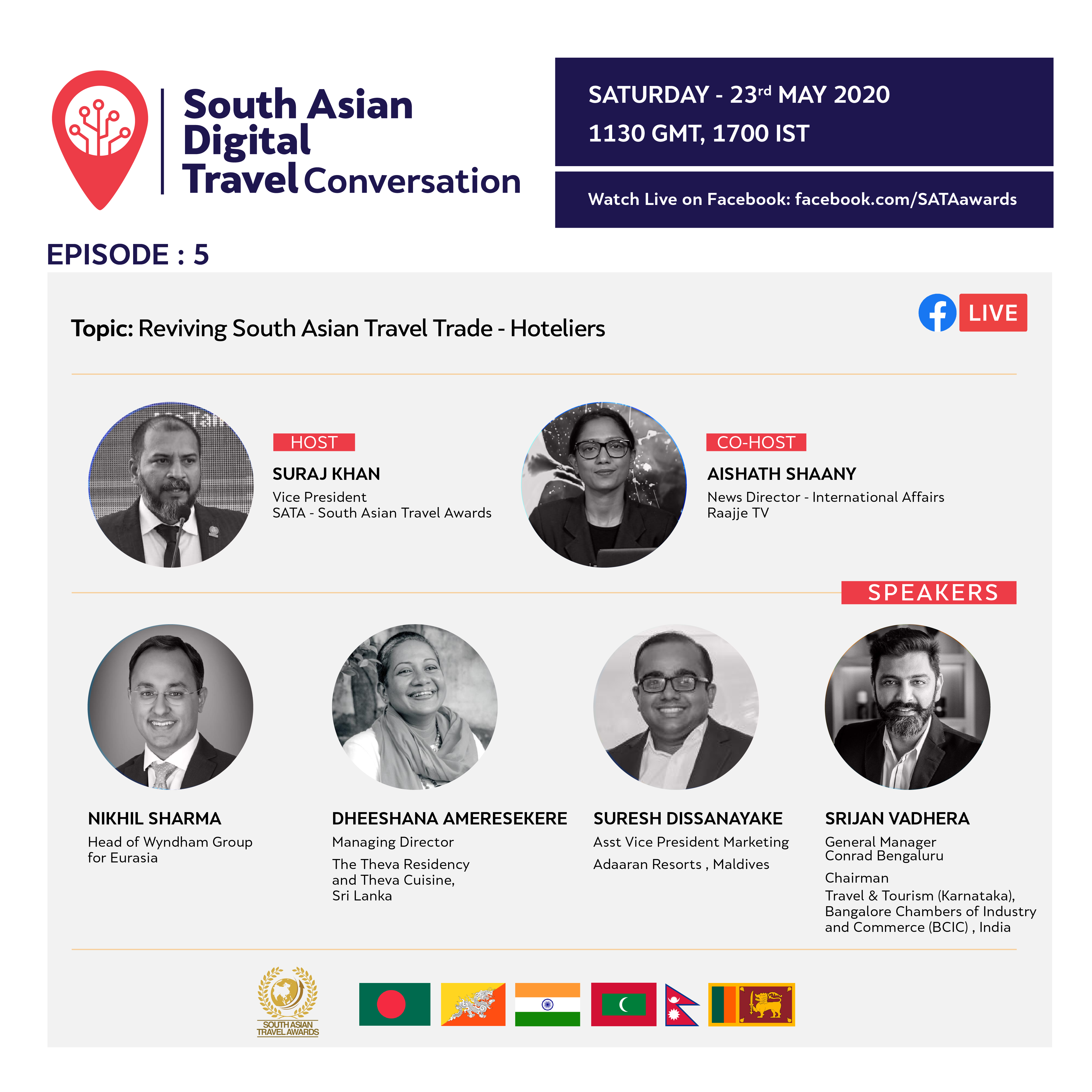 Hoteliers Share Their Expert Opinion On Reviving South Asian Travel Trade On South Asian Digital Travel Conversation